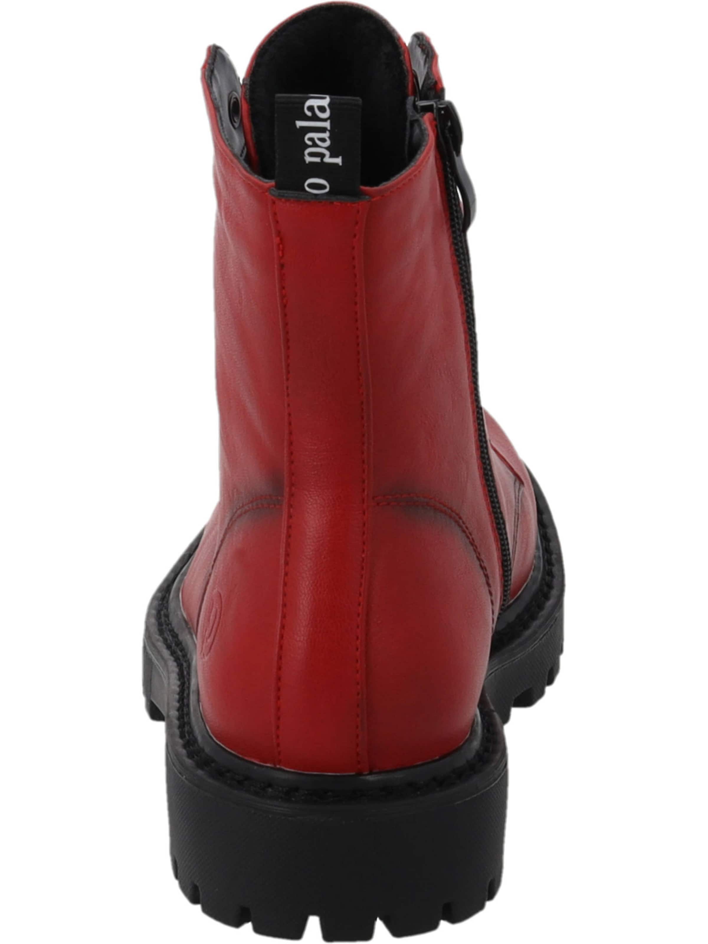 Palado Schnürstiefel 'Noleta' in Rot