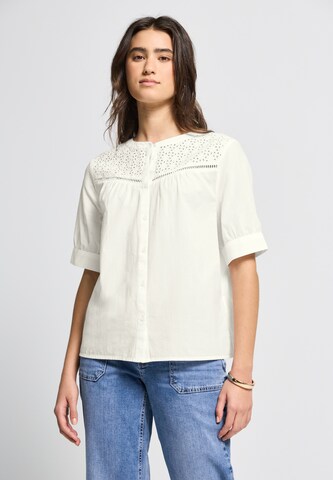Street One Studio Bluse in Weiß: Vorderseite