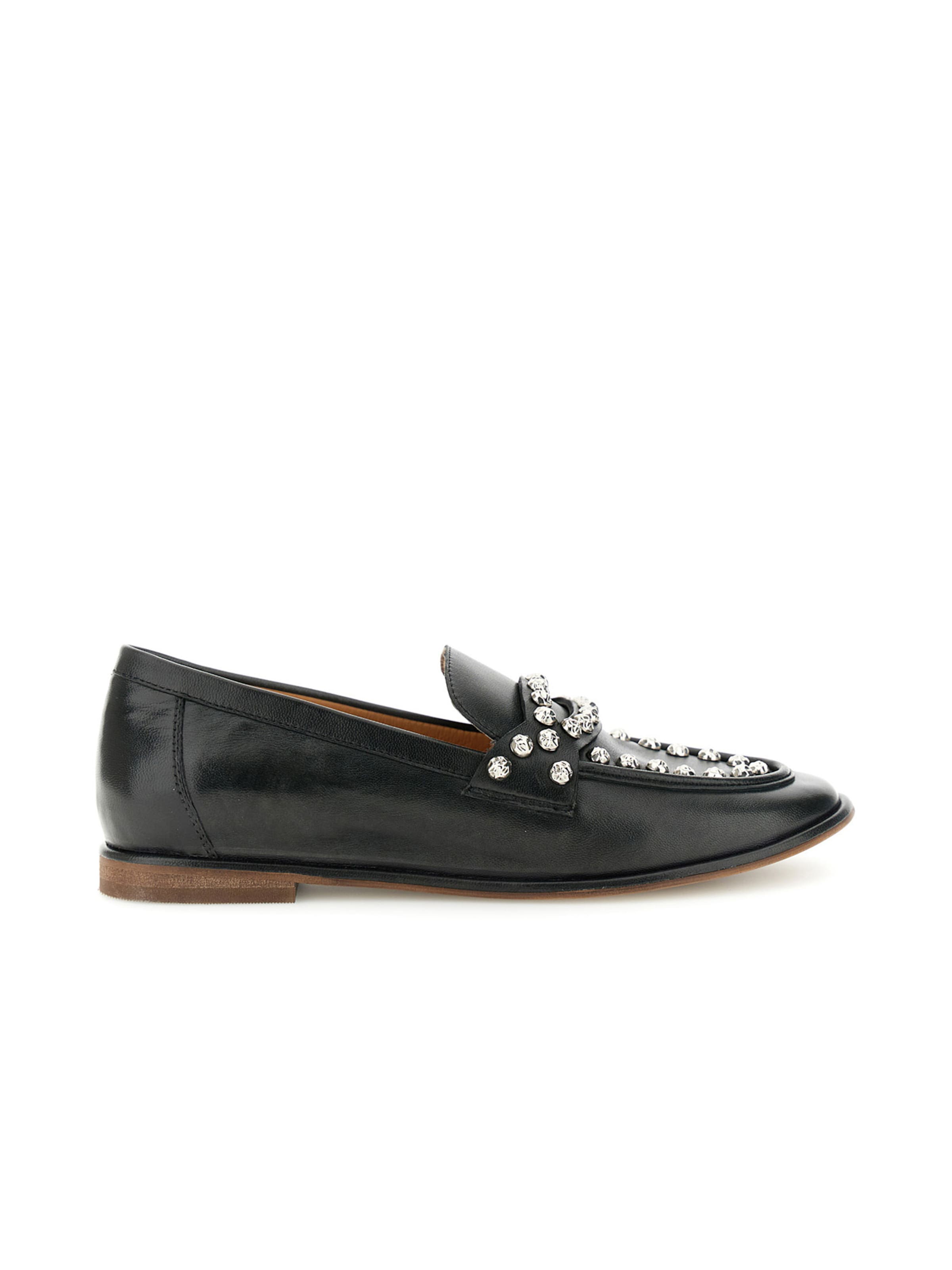 CAFè NOIR Moccasin in Black