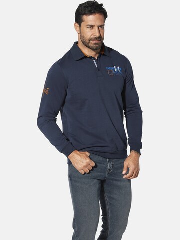 Jan Vanderstorm Shirt 'Raajern' in Blauw: voorkant