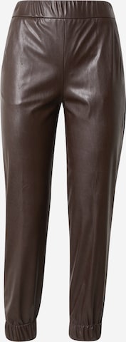 DRYKORN Tapered Trousers 'RASE' in Brown: front