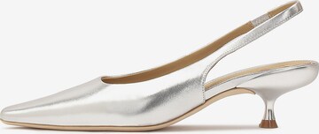 Kazar Studio Pumps in Silver: front