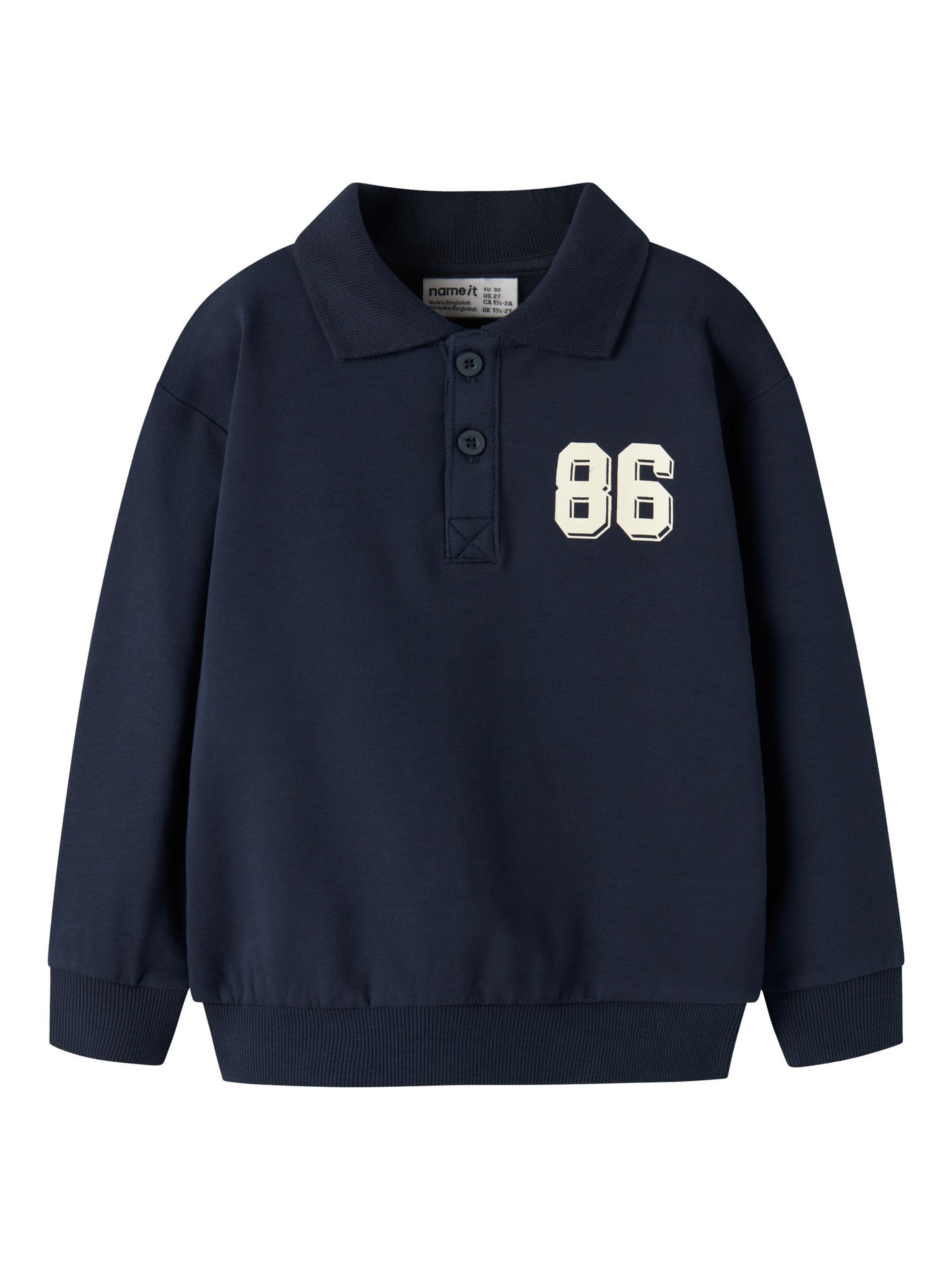NAME IT Sweatshirt in Blauw: voorkant