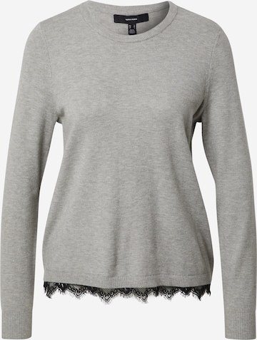 VERO MODA Pullover 'Happy' in Grau: predná strana