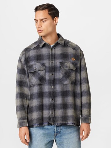 Mavi Regular fit Button Up Shirt 'Check' in Blue: front