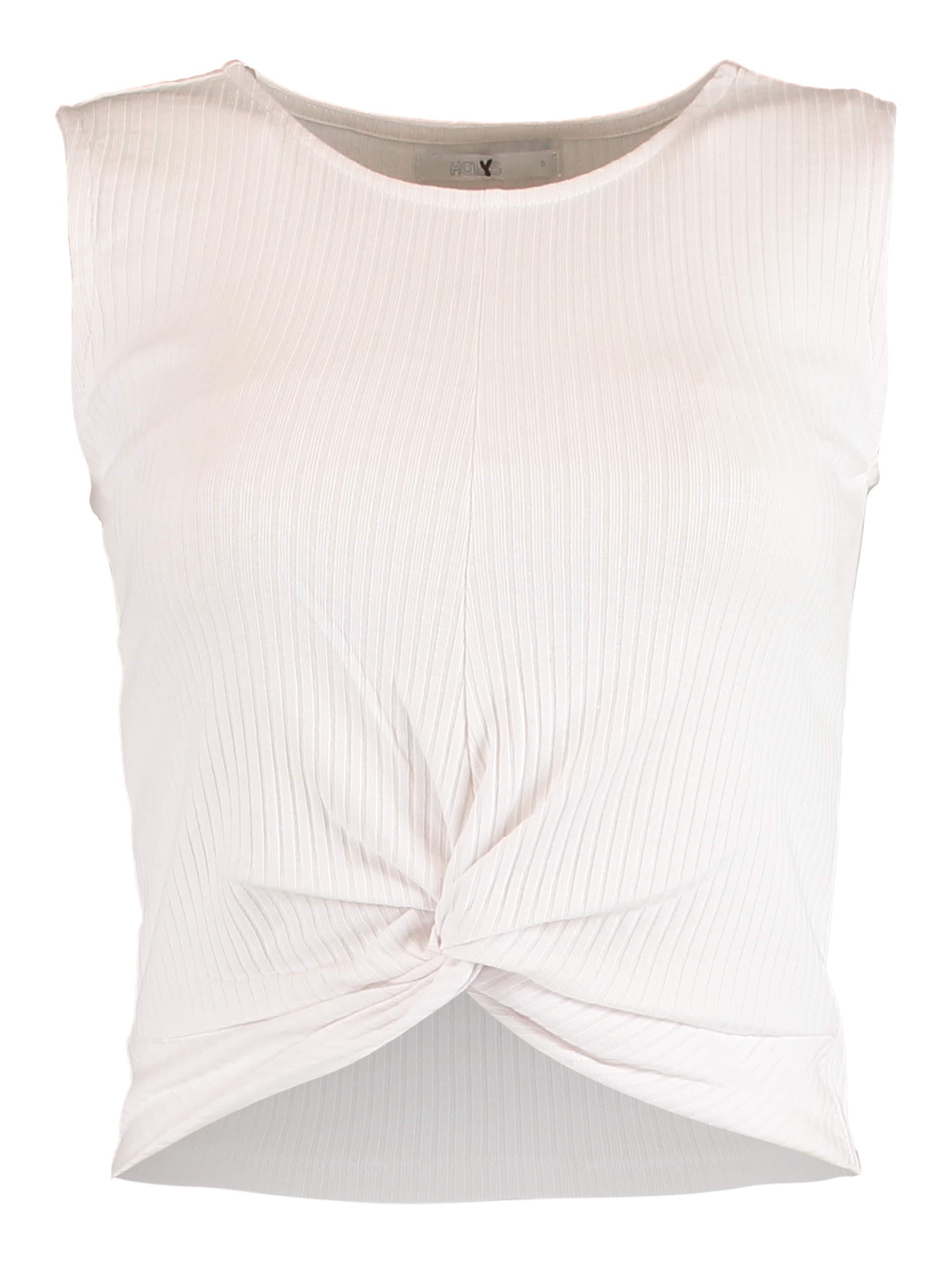 Top 'Shari' di Hailys in bianco: frontale