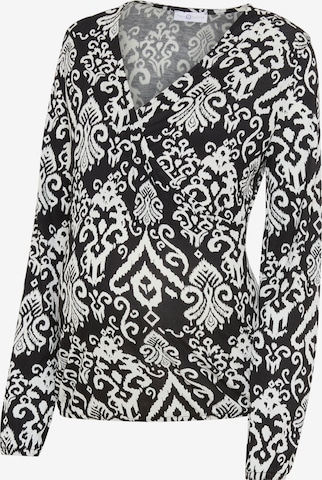 Neun Monate Shirt in Black: front