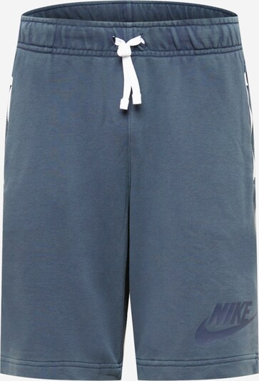 Pantaloni sport Nike Sportswear pe gri închis / alb, Vizualizare produs