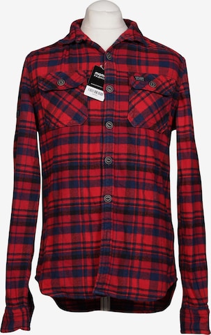 Superdry Hemd M in Rot: Vorderseite