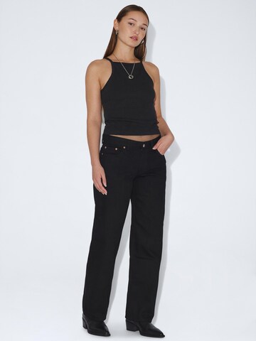 Dr. Denim Regular Jeans 'Nika Mid Straight' in Black