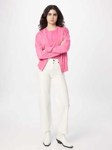 BOSS Orange Strickjacke 'Fedasa' in Pink