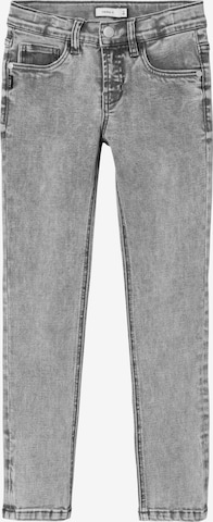 NAME IT Slimfit Jeans 'Pete' in Grau: predná strana