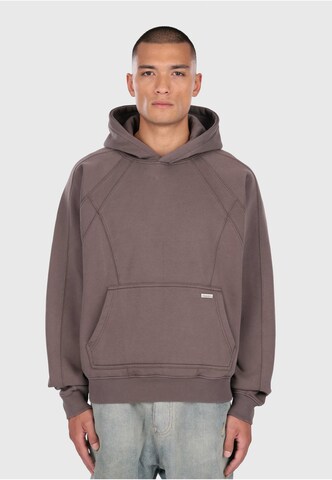 Dropsize Sweatshirt in Braun: Vorderseite