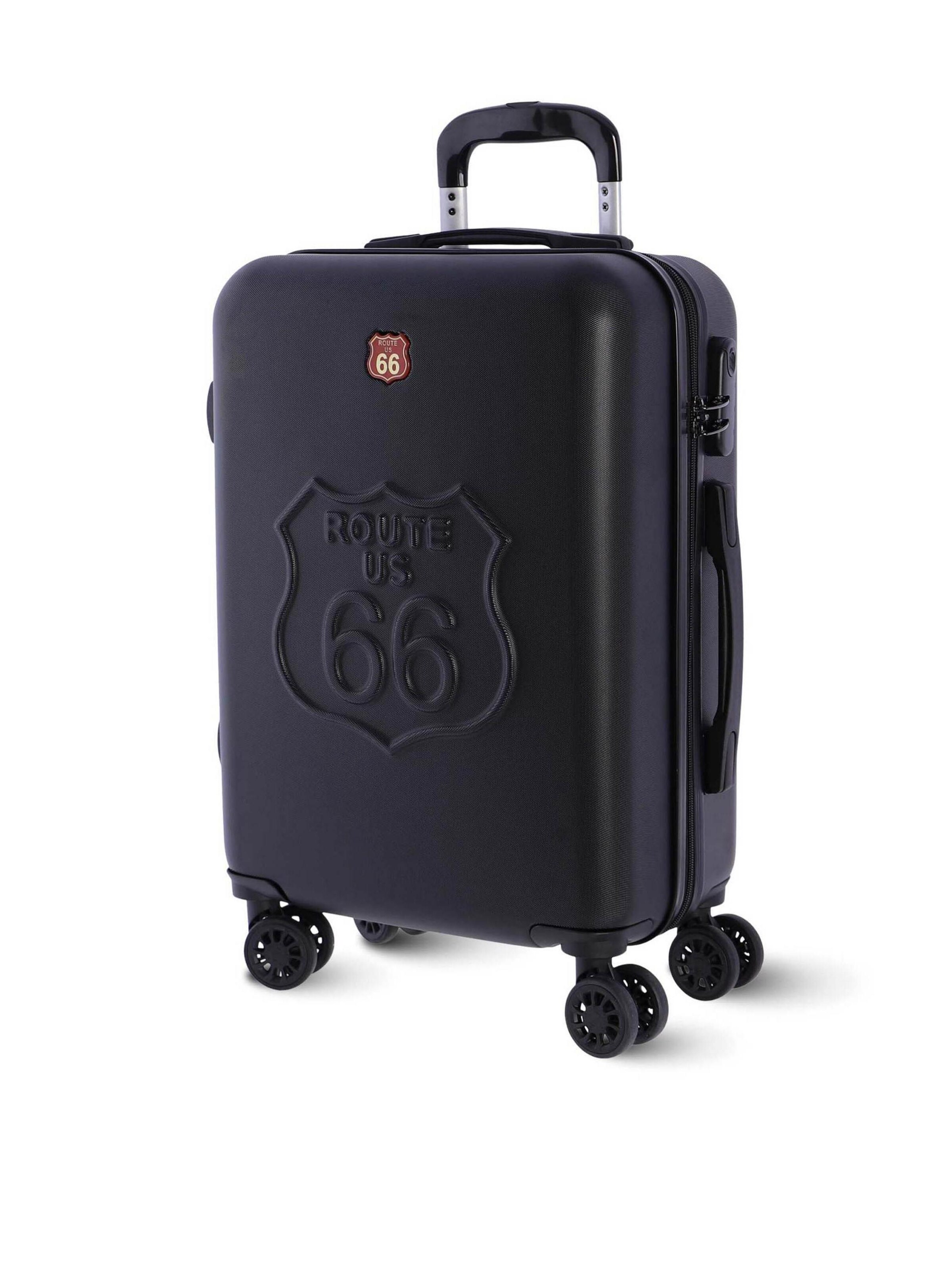 Route 66 - Carrito 'Route 66 - Maleta Cabina 55x40x20' en negro: frente