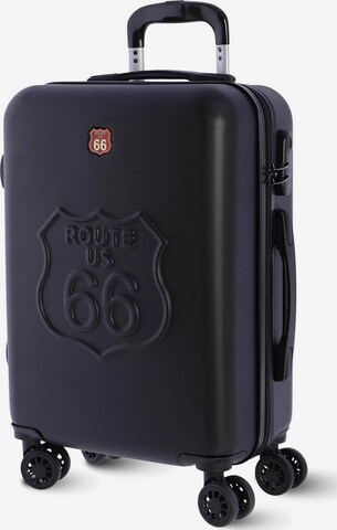 Route 66 - Carrito 'Route 66 - Maleta Cabina 55x40x20' en negro: frente