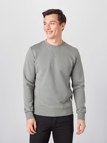 JACK & JONES Sweatshirt in Grey: front