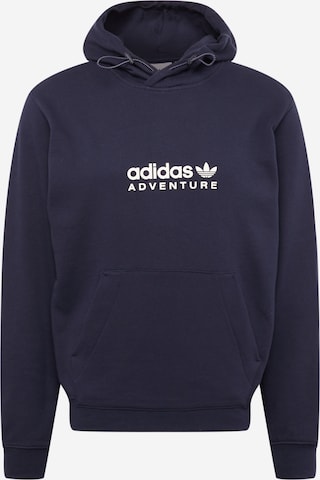 ADIDAS ORIGINALS Sweatshirt 'Adventure' in Schwarz: predná strana