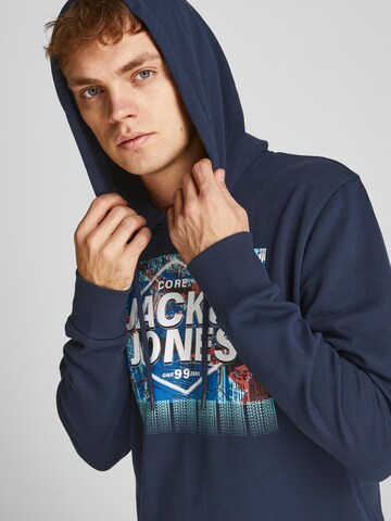 Bluză de molton 'Caleb' de la JACK & JONES pe albastru