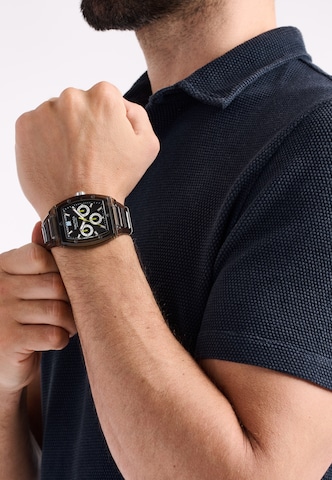 Orologio analogico 'Nct Starboard' di NAUTICA in nero: frontale