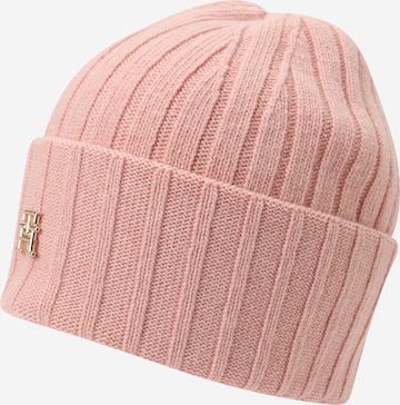 rozā TOMMY HILFIGER Cepure 'Essential': no priekšpuses