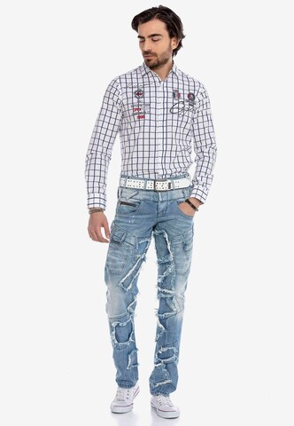 CIPO & BAXX Regular Jeans in Blau