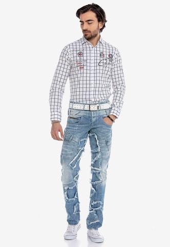 CIPO & BAXX Regular Jeans in Blau