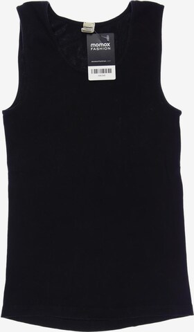 hessnatur Top & Shirt in S in Black: front