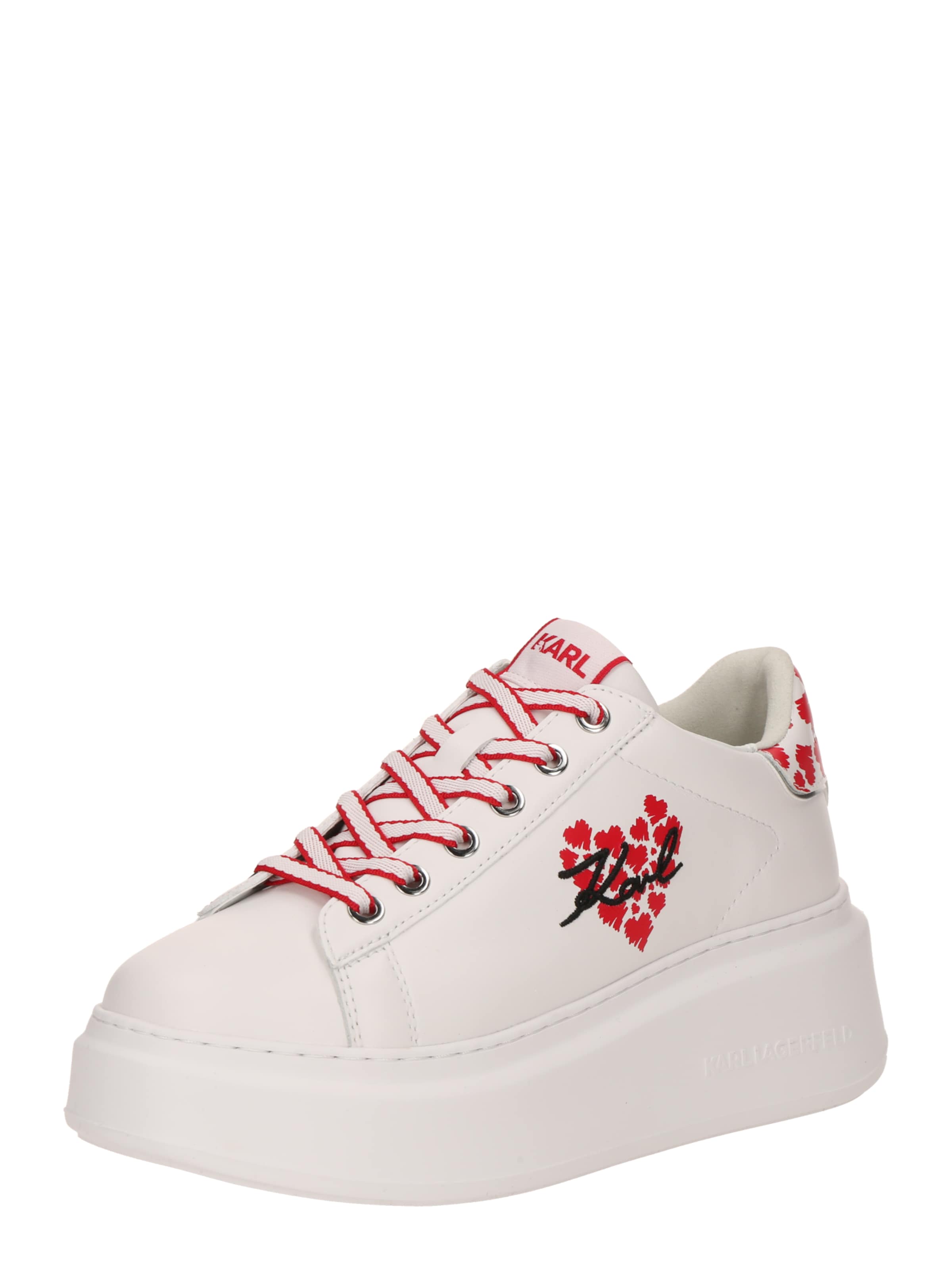 Karl Lagerfeld Madalad ketsid, värv valge: eest vaates