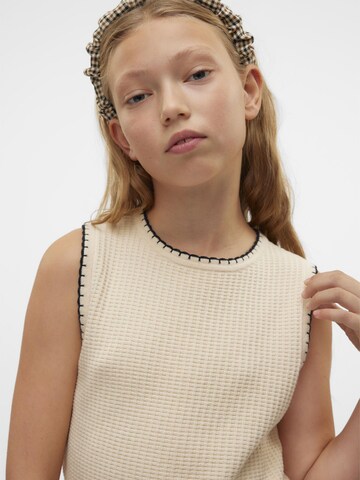 Vero Moda Girl Top 'VMARUBA' in Beige