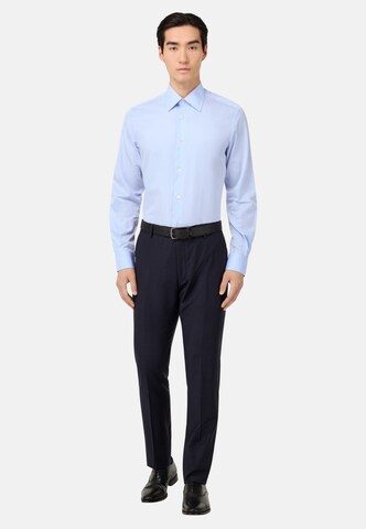 Coupe regular Chemise Boggi Milano en bleu