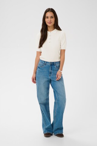 Pull-over 'Lizza' Kaffe en blanc