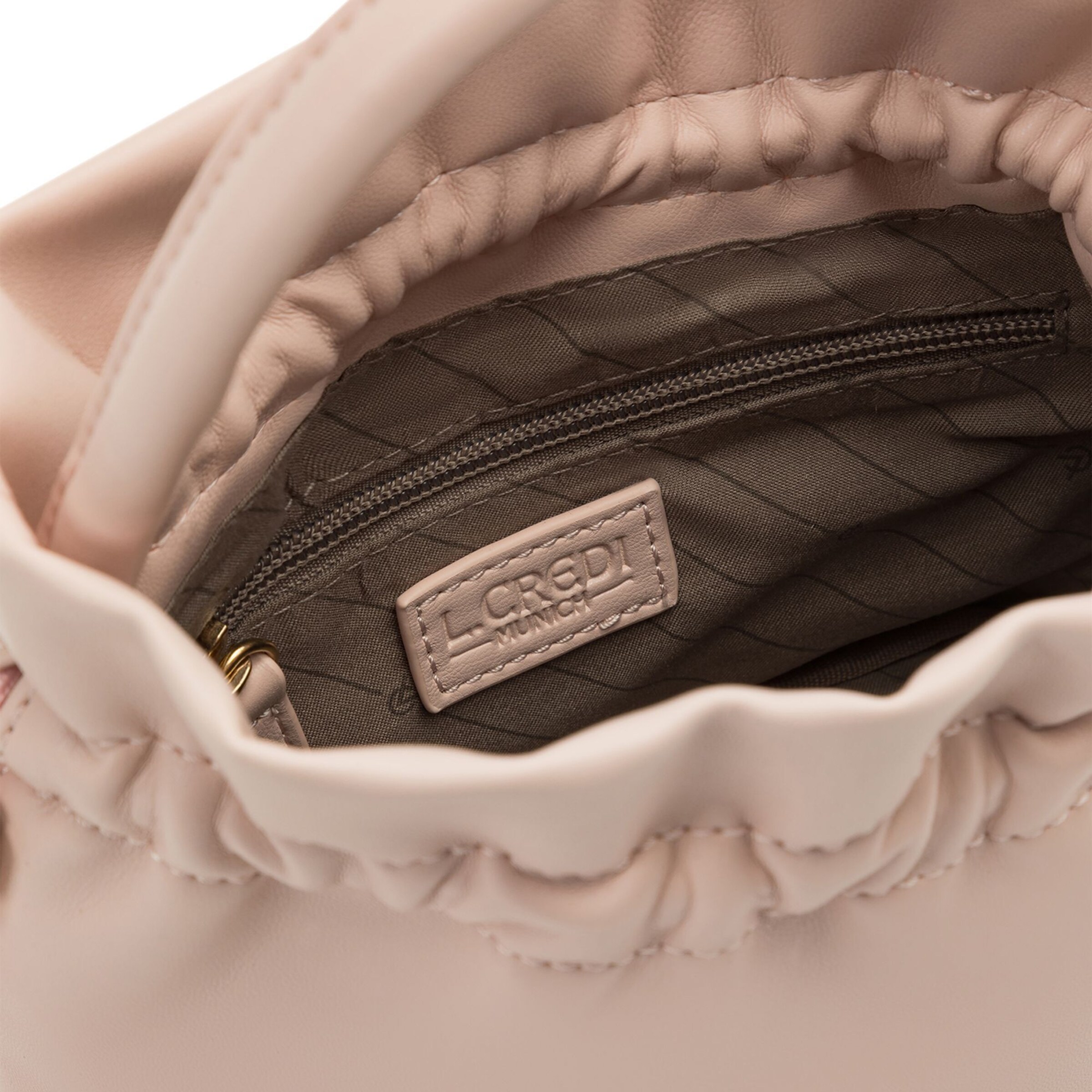 Borsa a sacco 'Nahla' di L.CREDI in rosa