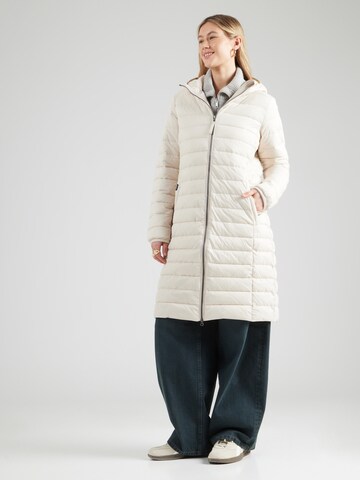Soccx Between-Seasons Coat in Beige: front