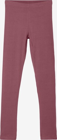 NAME IT Skinny Leggings 'Vivian' - rózsaszín: elől