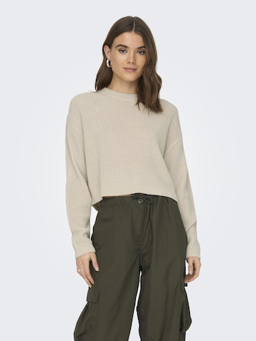 ONLY Sweater 'MALAVI' in Beige: front