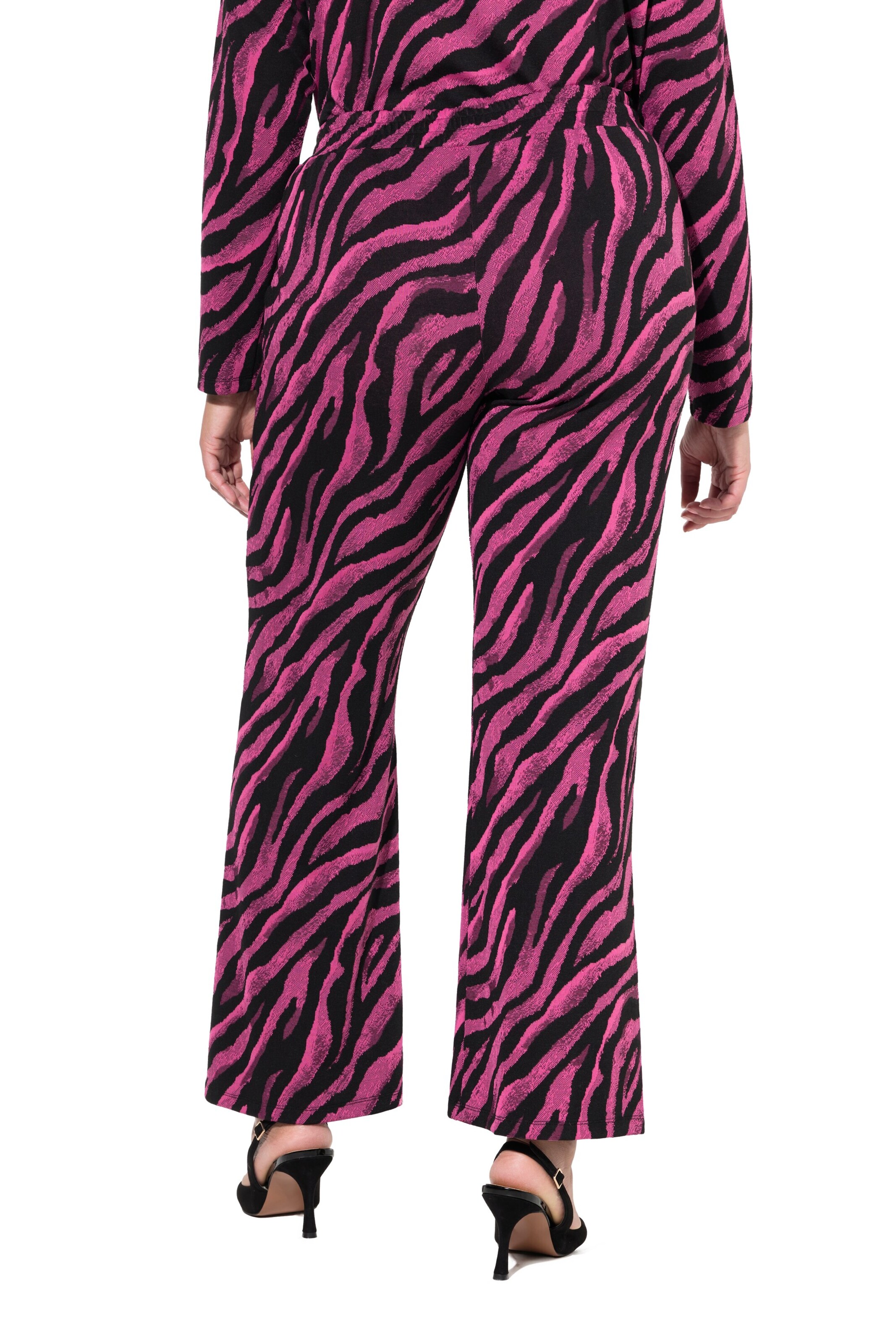 MIAMODA Flared Hose in Pink