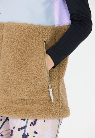 SLOPE Fleece-Weste 'Katau' in Lila