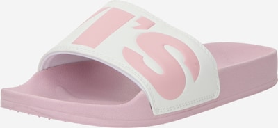 LEVI'S ® Pantoletter 'JUNE' i pink / offwhite, Produktvisning