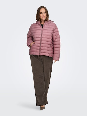 ONLY Carmakoma Between-Season Jacket 'CARTahia' in Pink