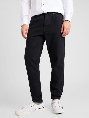 TOPMAN regular Jeans i sort: forside