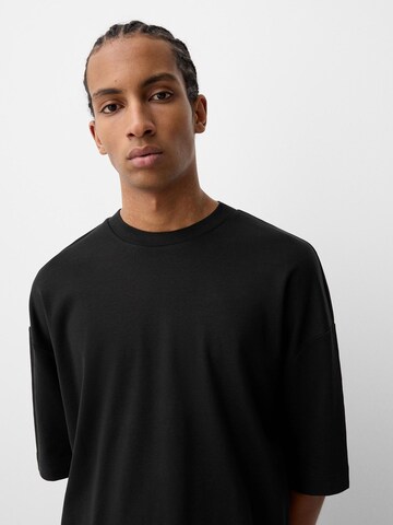 T-Shirt Bershka en noir