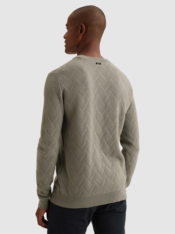 VANGUARD - Jersey 'Pullover with crewneck and allover texture' en verde