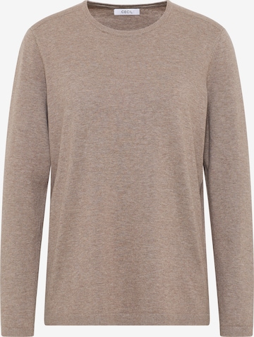 CECIL Sweater in Brown: front