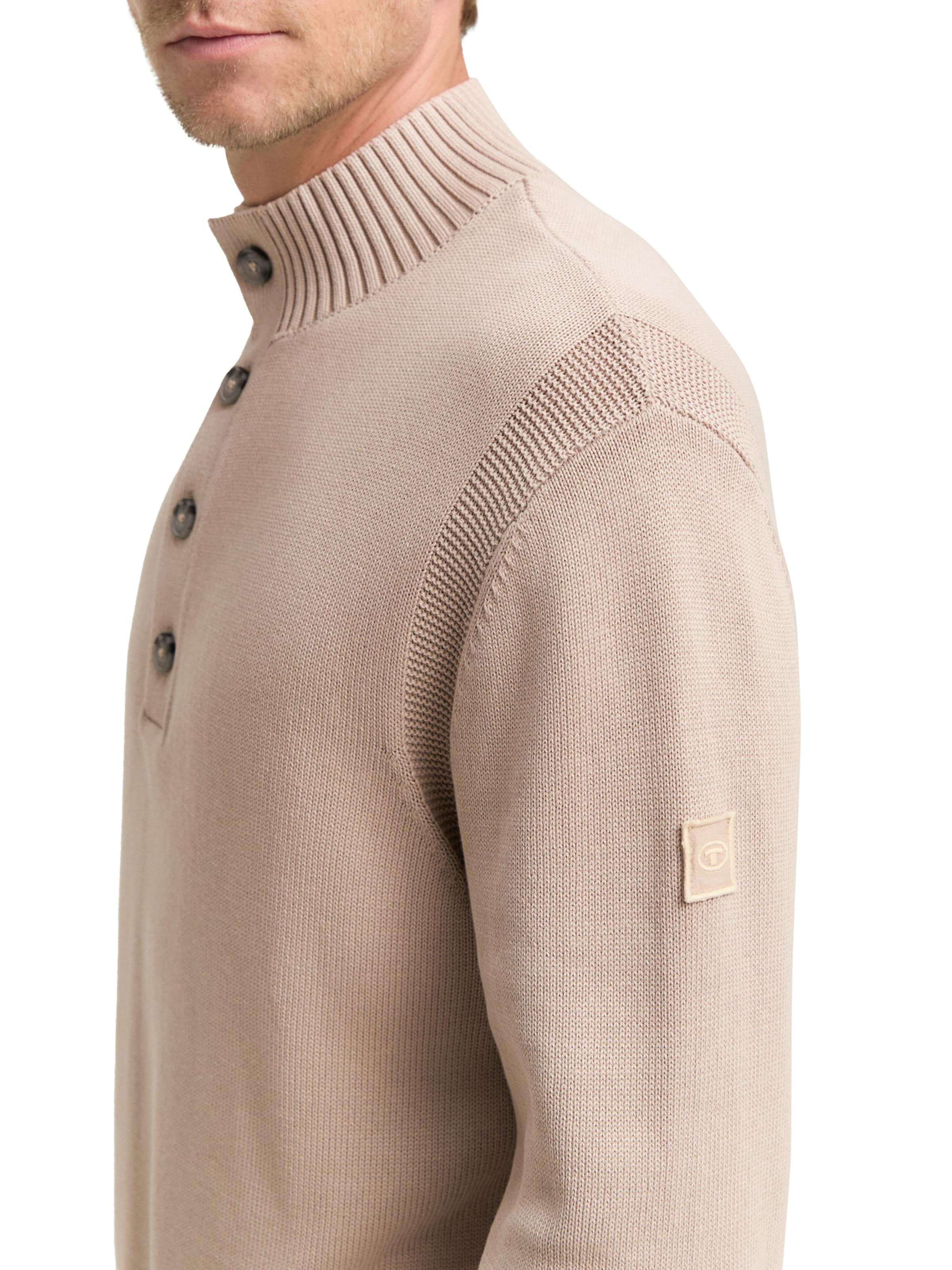 TOM TAILOR Pullover in Braun