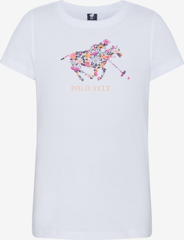 Polo Sylt Shirt in White: front