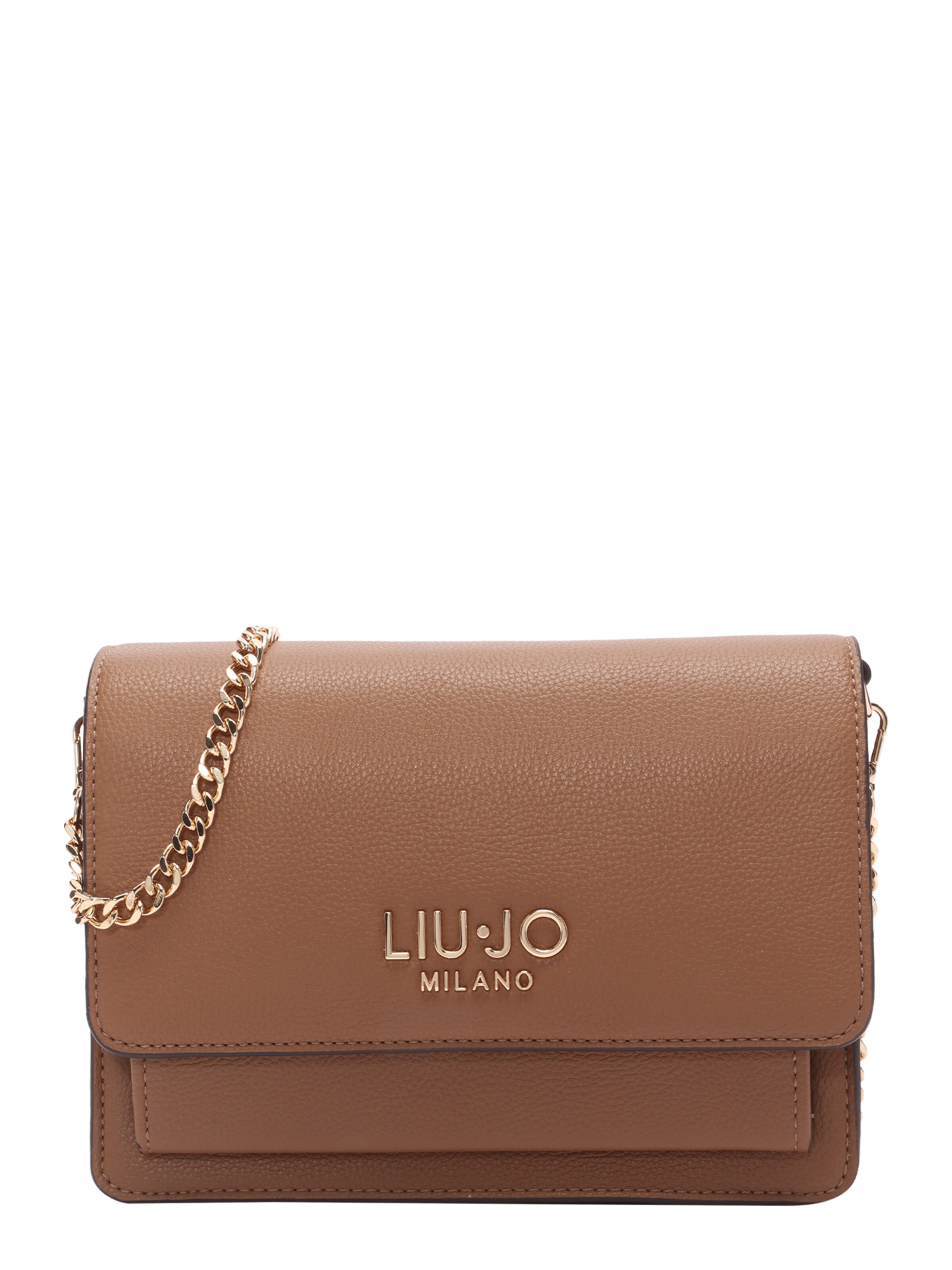 Liu Jo Schoudertas 'ECS' in de kleur Cognac / Goud, Productweergave