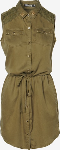 KOROSHI Puseromekko värissä vihreä: etupuoli