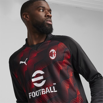 PUMA Sportsweatshirt 'AC Milan' in Schwarz