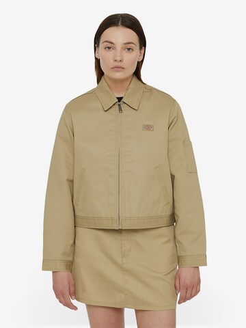 DICKIES Övergångsjacka i beige: framsida