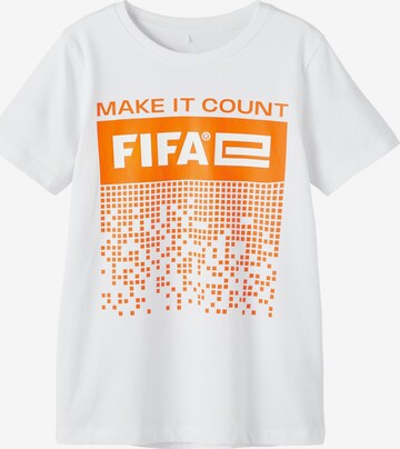 NAME IT - Camiseta 'Fadil' en blanco: frente